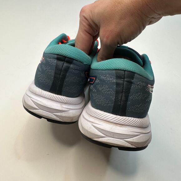 ASICS Gel Excite 7 Magnetic Blue Sunrise Red Sneakers - Picture 5 of 7